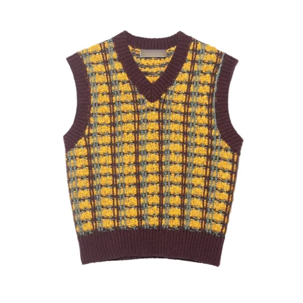 V Neck Sleeveless Sweater Vest